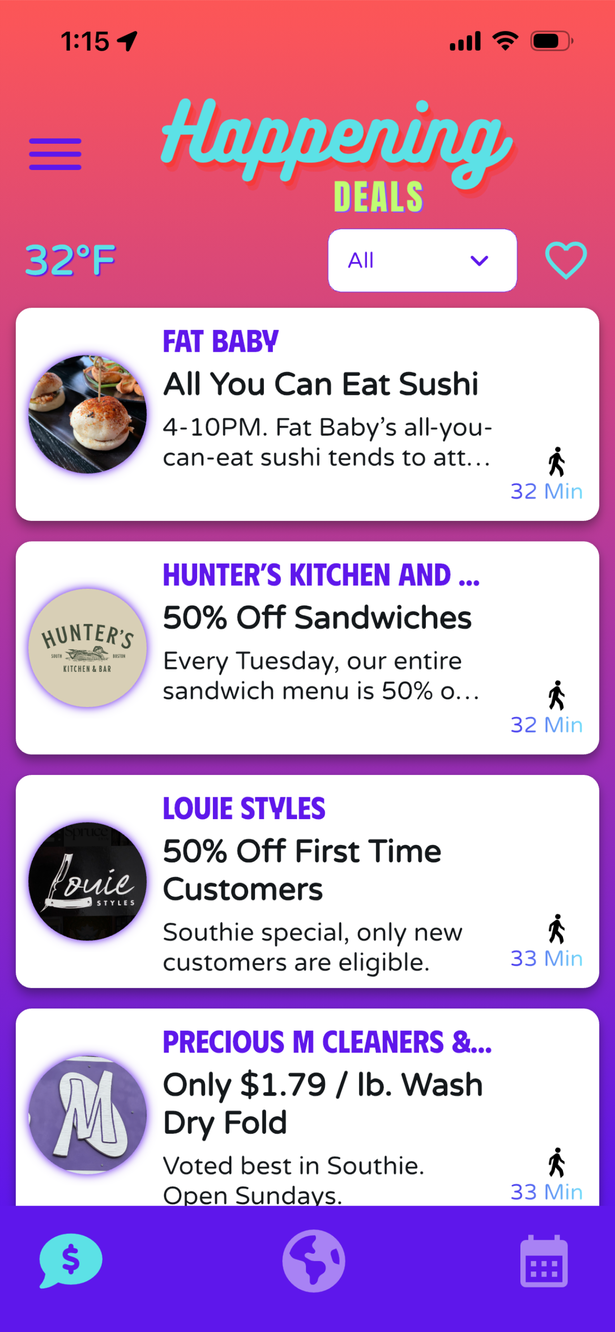 The Happening App screenshot 2