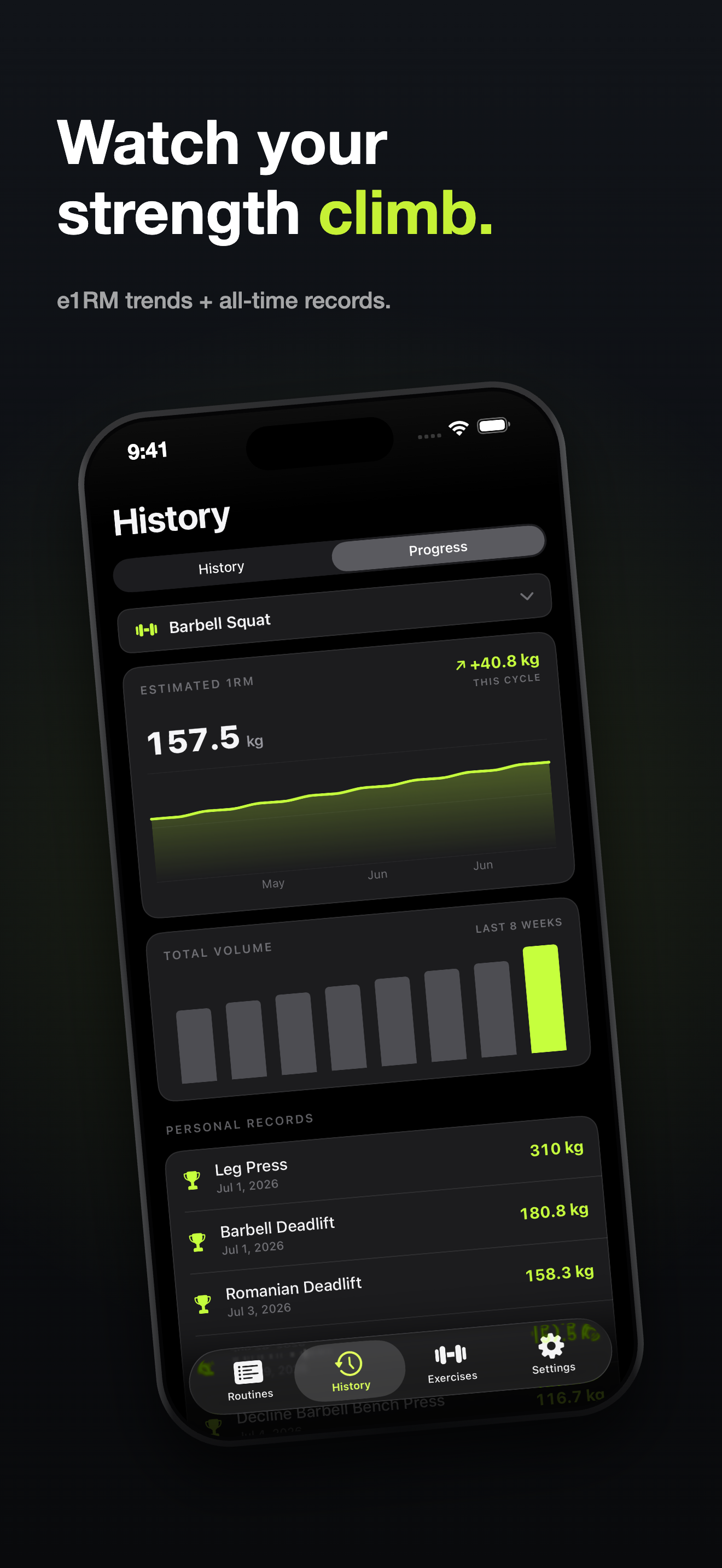 Detent: Strength Log screenshot 7