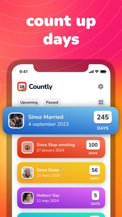 Countly: Countdown, Date Timer screenshot-3