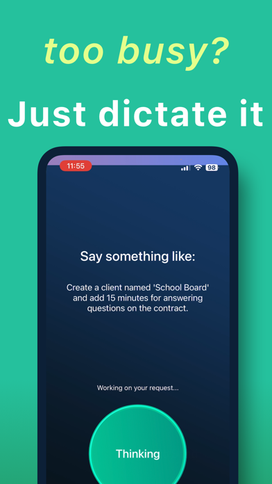 Tenths - Billable Time Tracker iPhone screenshot 4 - Productivity app
