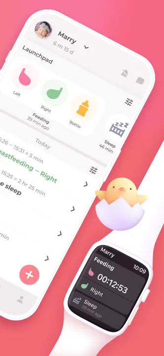 Erby feeding & sleep tracker: Screenshot 2 von 8