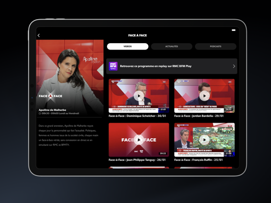 RMC Radio: podcast, info, foot iPad screenshot 5 - News app