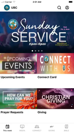 Upendo Baptist Church Colorado screenshot 1
