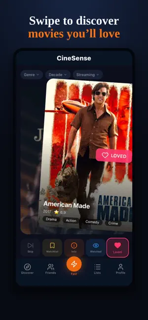 CineSense: Movie Tracker screenshot 1
