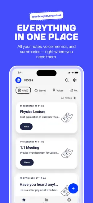 Notely Voice: AI Voice to Text screenshot 1