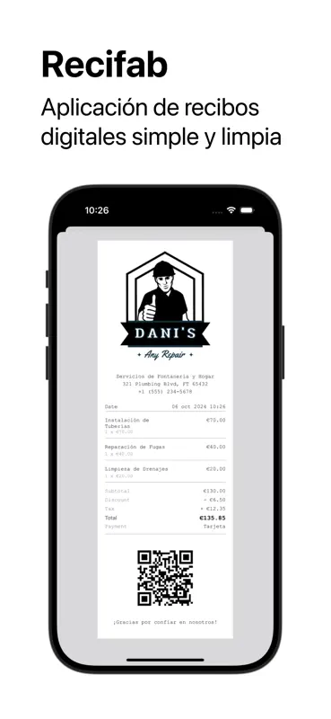 Recifab: Ticket de thermal screenshot 1 of 6