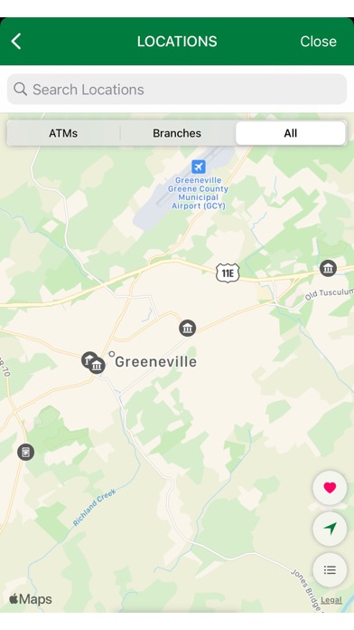 Greeneville Federal Bank Biz Screenshot