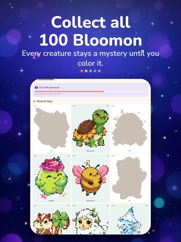 Pixel Art Color by Number Fun iPad screenshot