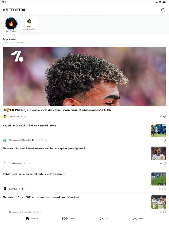 Screenshot #4 pour OneFootball - Actu du Football