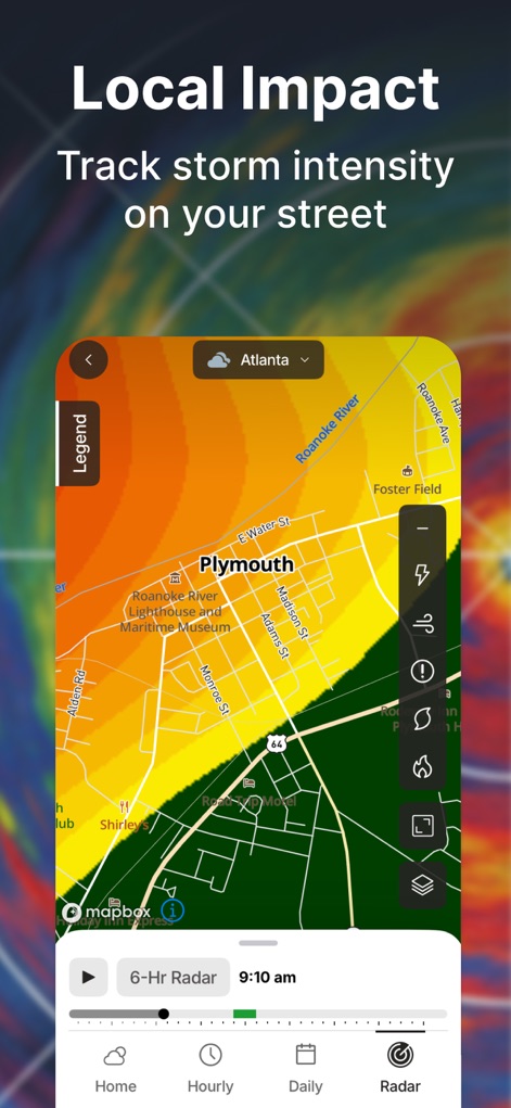 The Weather Channel - Radar - Hyperlocal Tracking