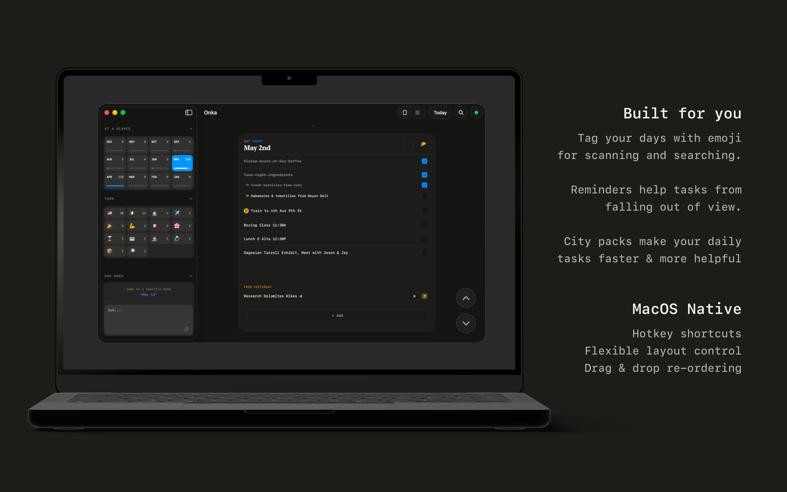 Onka, a calm daily planner screenshot 7