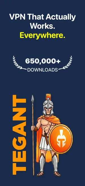 Tegant VPN • Unlimited Proxy screenshot 1