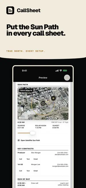 CallSheet: Crew Calls screenshot 2