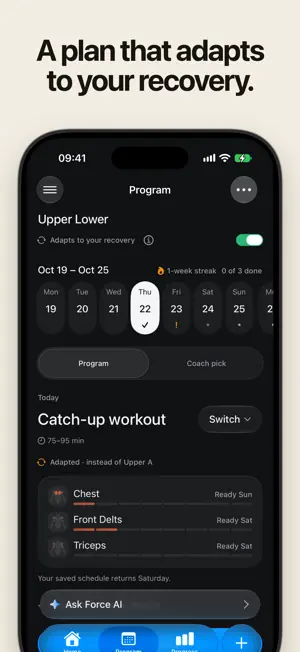 FORCE: Workout & Gym Tracker screenshot 3