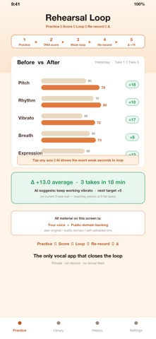 SongSync Vocal DNA iPhone screenshot