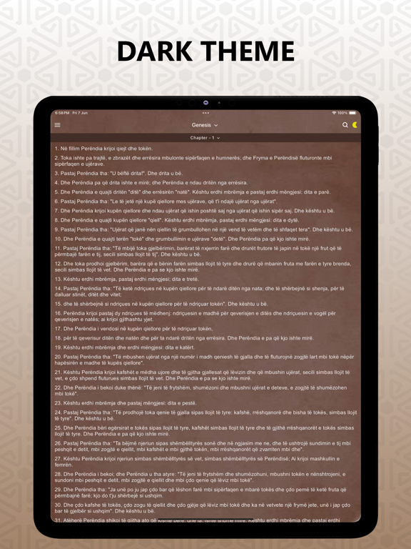 Bibla e Shenjtë - Albanian Pro iPad screenshot 6 - Reference app
