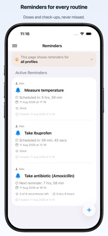 MedEtra: Health & Med Log screenshot