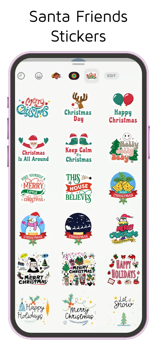 Screenshot #2 pour Santa Friends Stickers