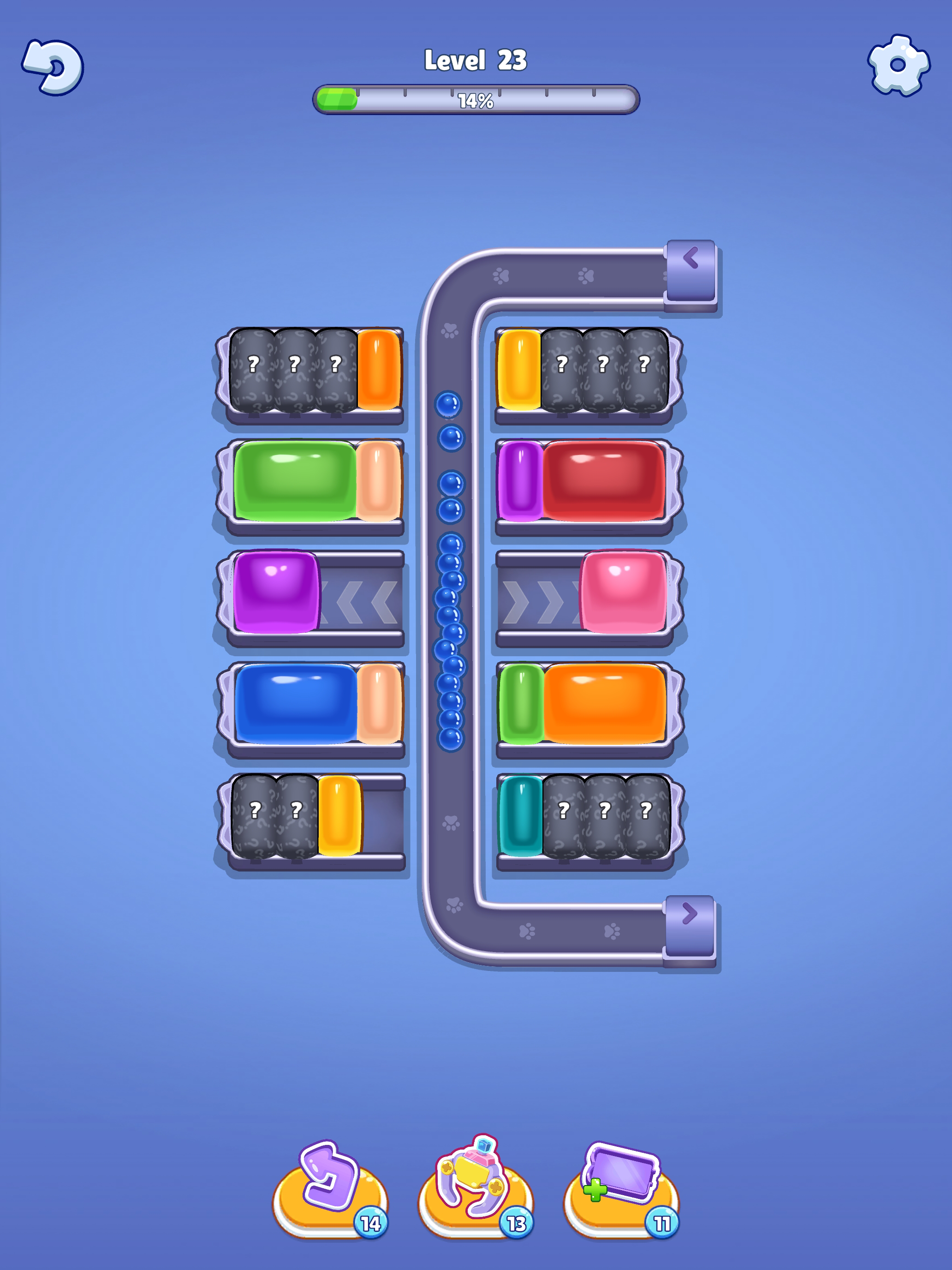 Jelly Cat Sort: Loop Puzzle screenshot 9