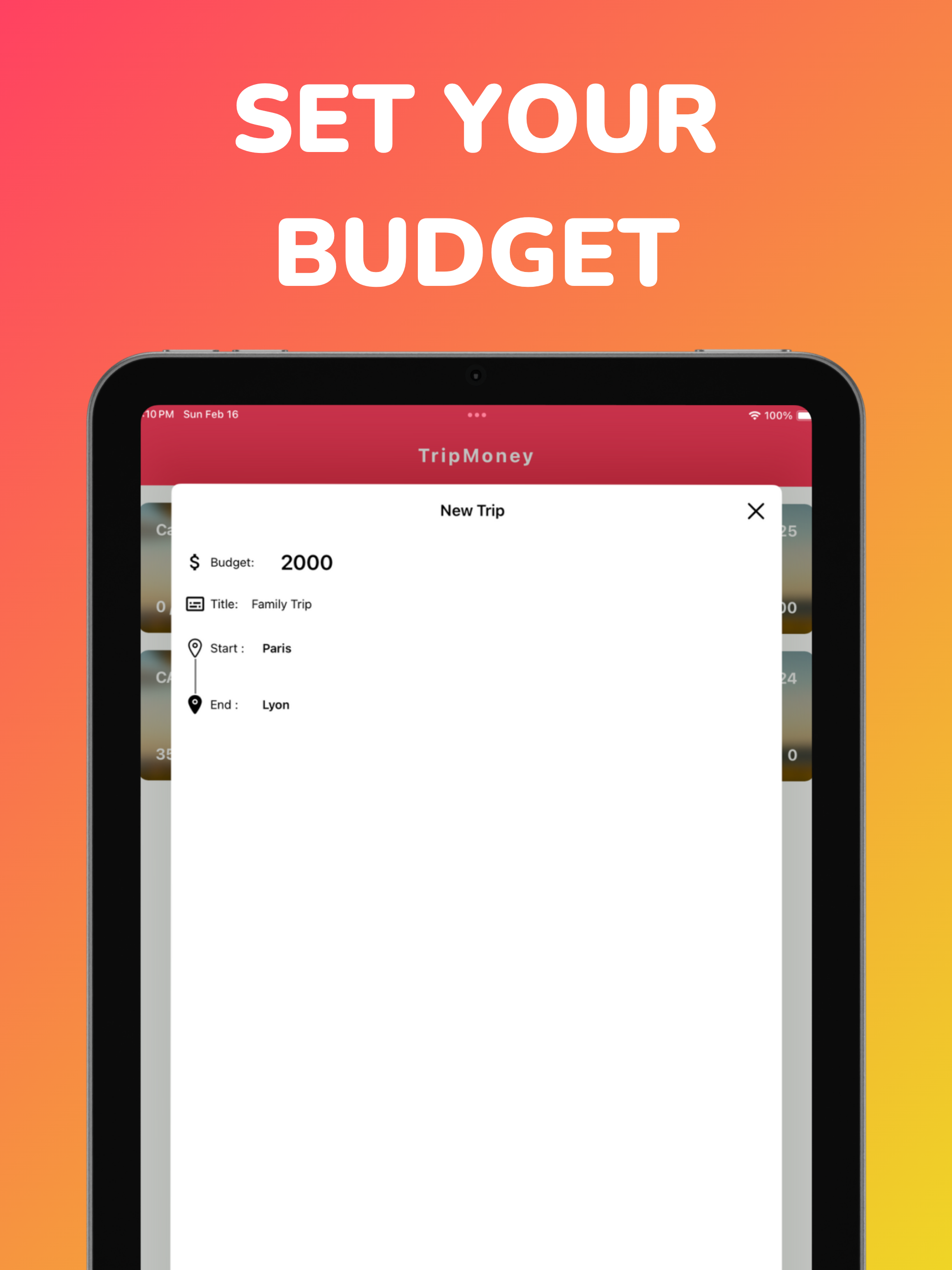 TripMoney: Travel Budget