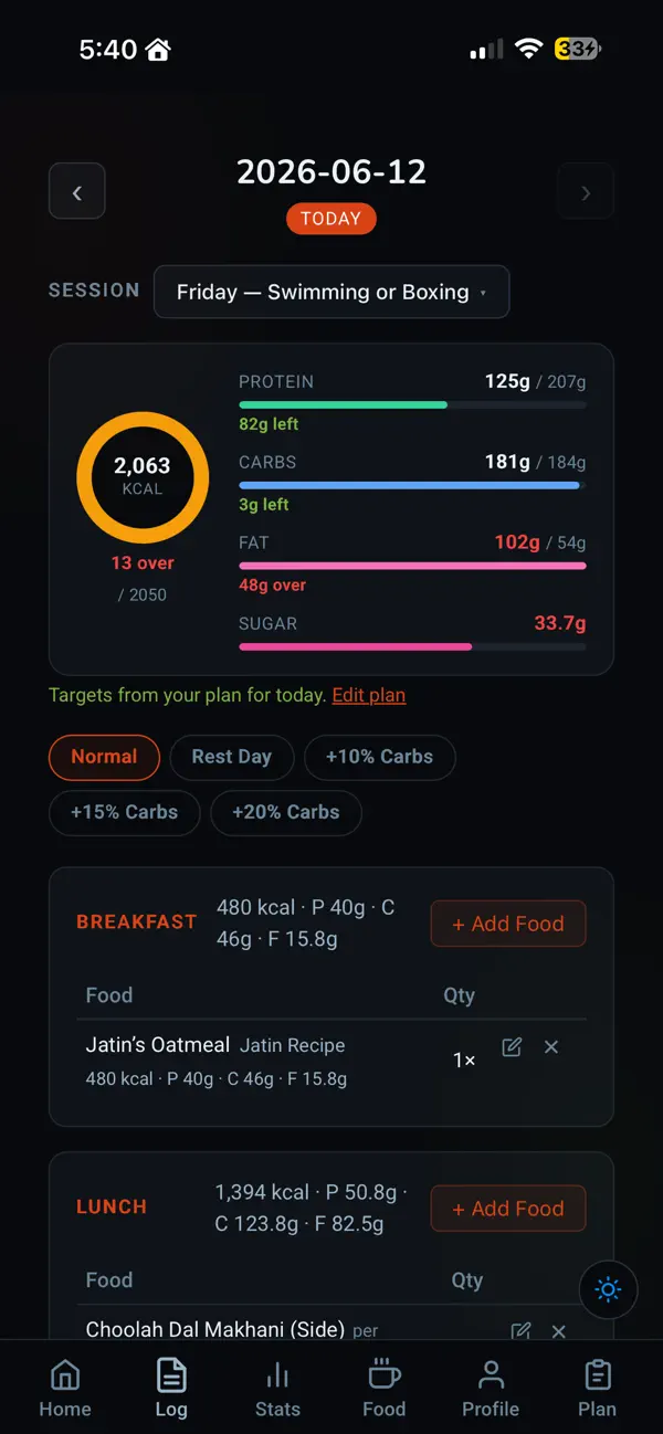 Screenshot #2 pour NutriMetrx