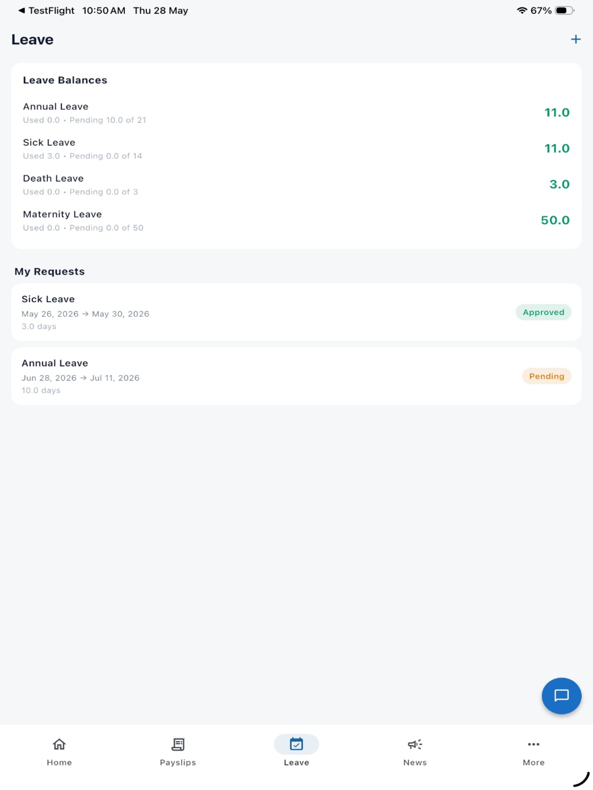 FG HR App screenshot 9