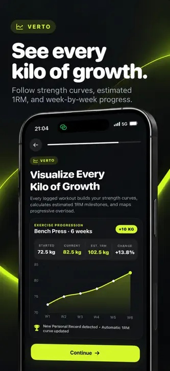 Verto: Gym Workout Tracker screenshot 5