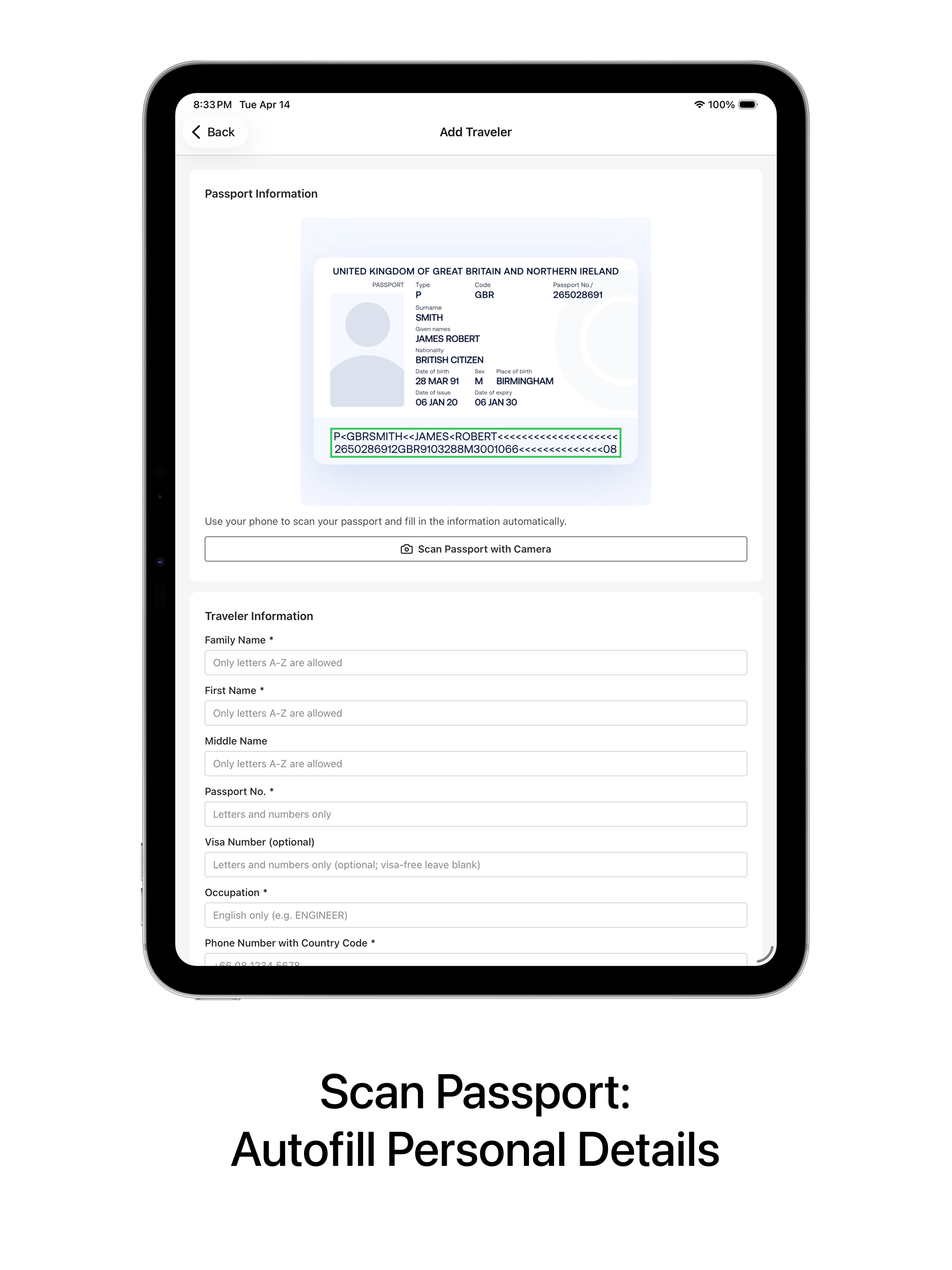 Thai TDAC Arrival Card Helper