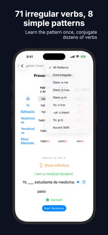 Verbito: Learn Spanish Verbs Screenshot 5 of 7