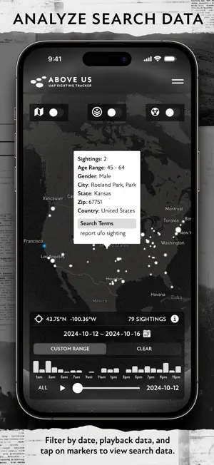 Above Us: UAP Sighting Tracker screenshot 3
