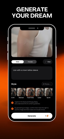 Tattoo AI - Positivefox Inks screenshot