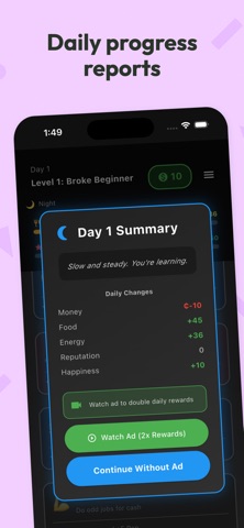 Hustle Logic - Life of Choices iPhone screenshot