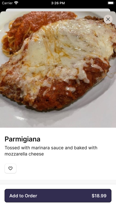 Pastafina To Go iPhone screenshot 3 - Food & Drink app