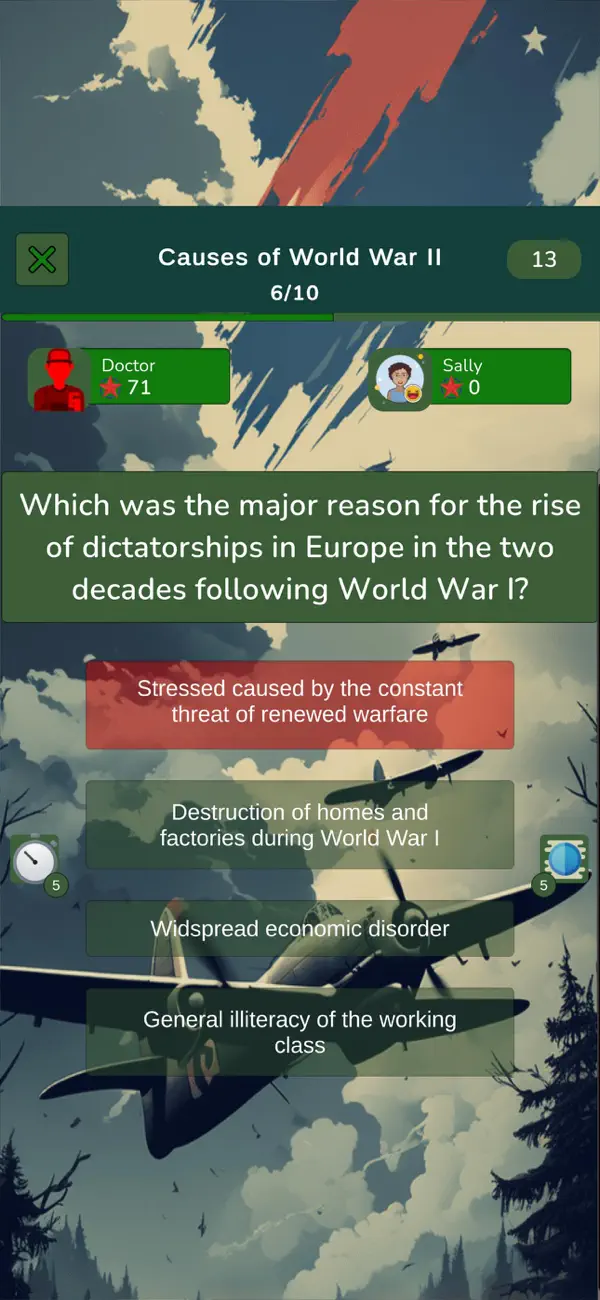 Screenshot #3 pour World War 2 Knowledge Quiz