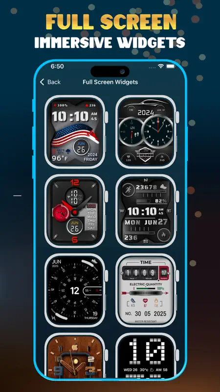 Watch Faces Gallery n Widgets screenshot 6 of 10