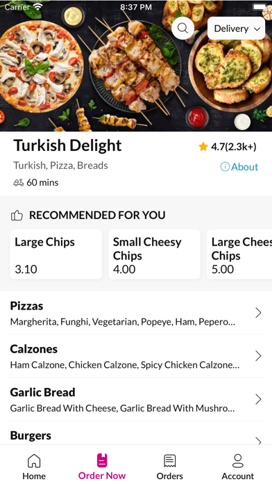 Turkish Delight Hornsea Screenshot