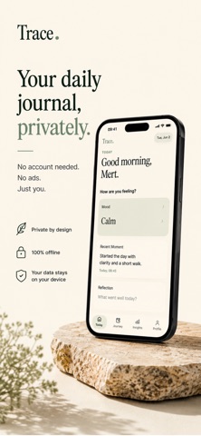 Trace – Daily Journal & Mood Screenshot 1 of 4