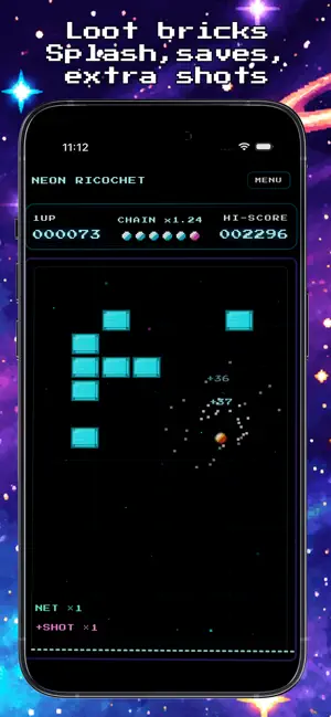 Neon Ricochet screenshot 3