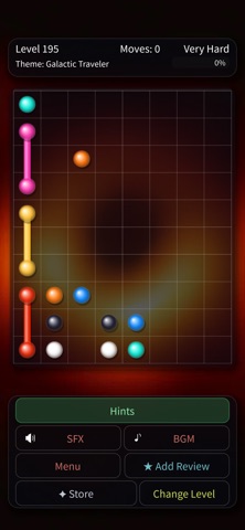 ColorFlow Worlds: Connect Dots iPhone screenshot
