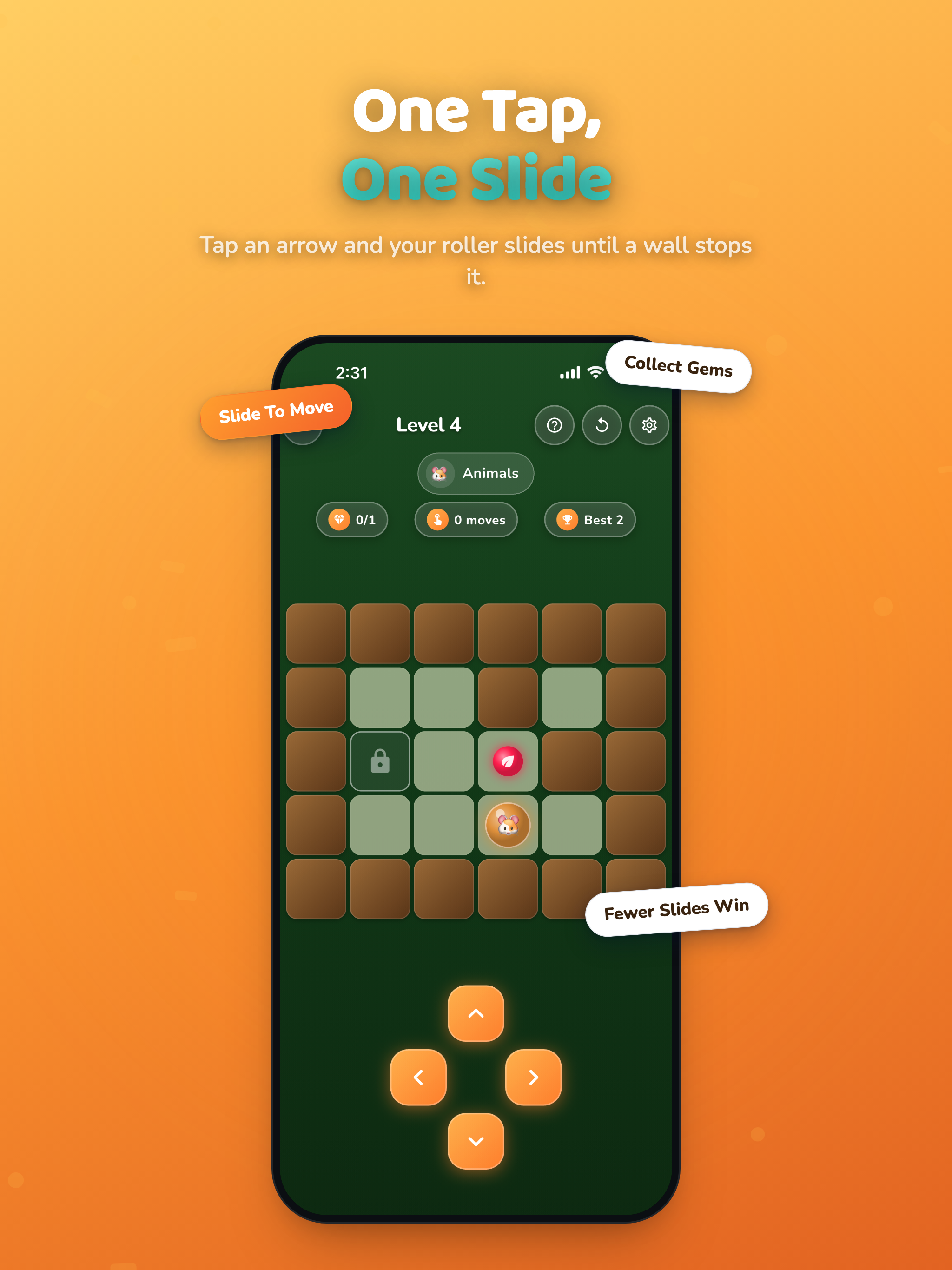 Logic Rollers: Slide Puzzle