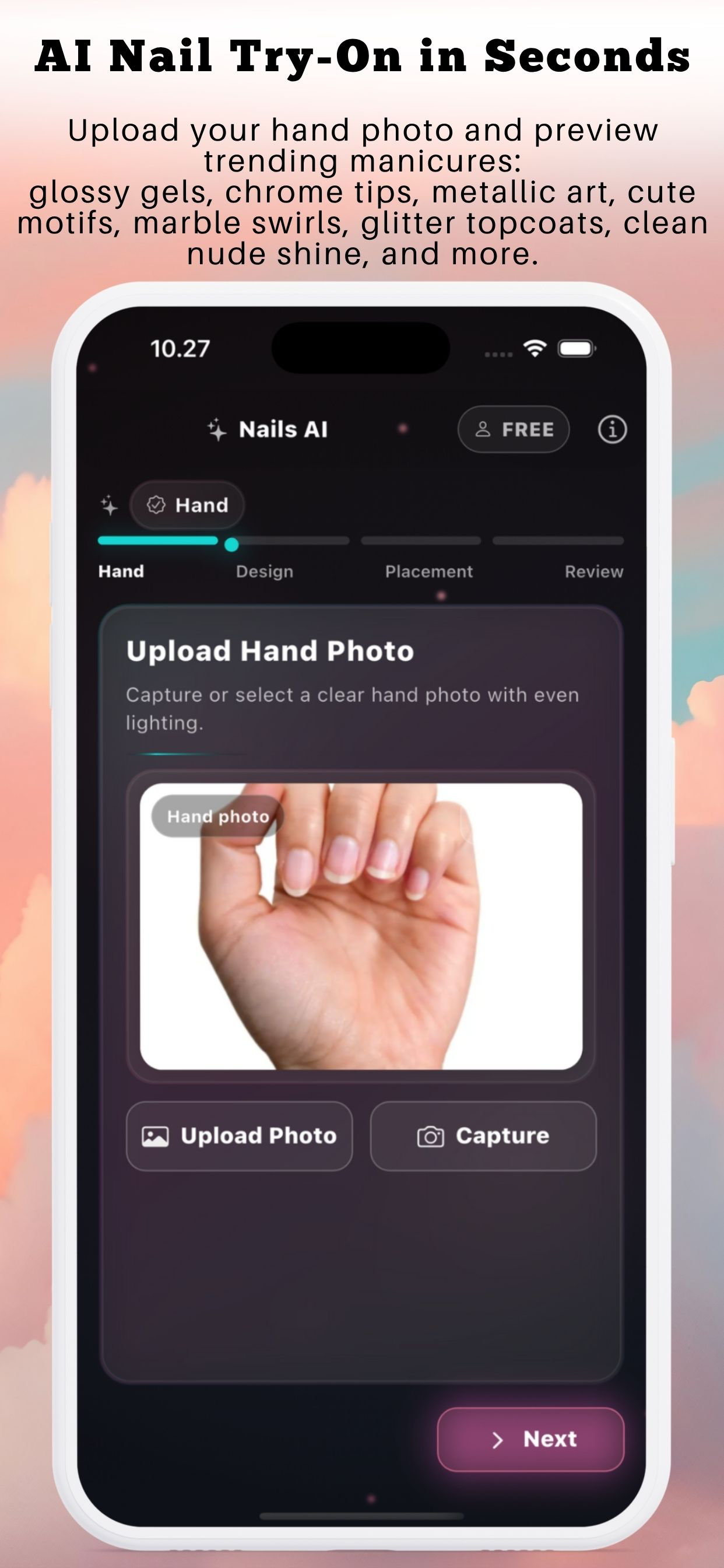 AI Nail Arts Design Generator