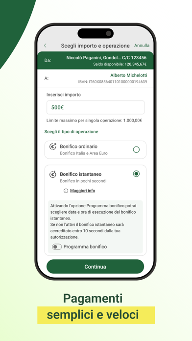 Credem Banca per privati iPhone screenshot 4 - Finance app