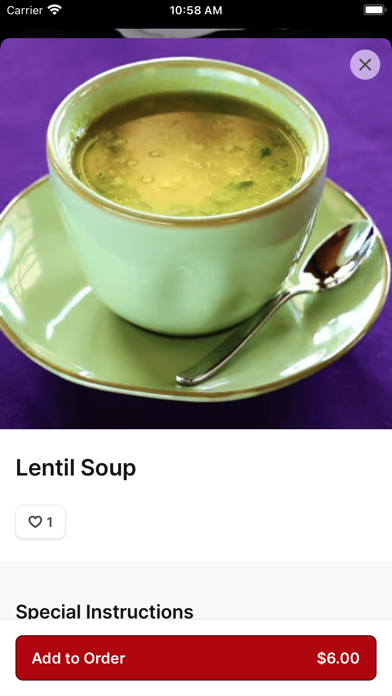 App screenshot