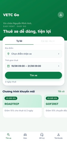 VETC Go iPhone screenshot 1