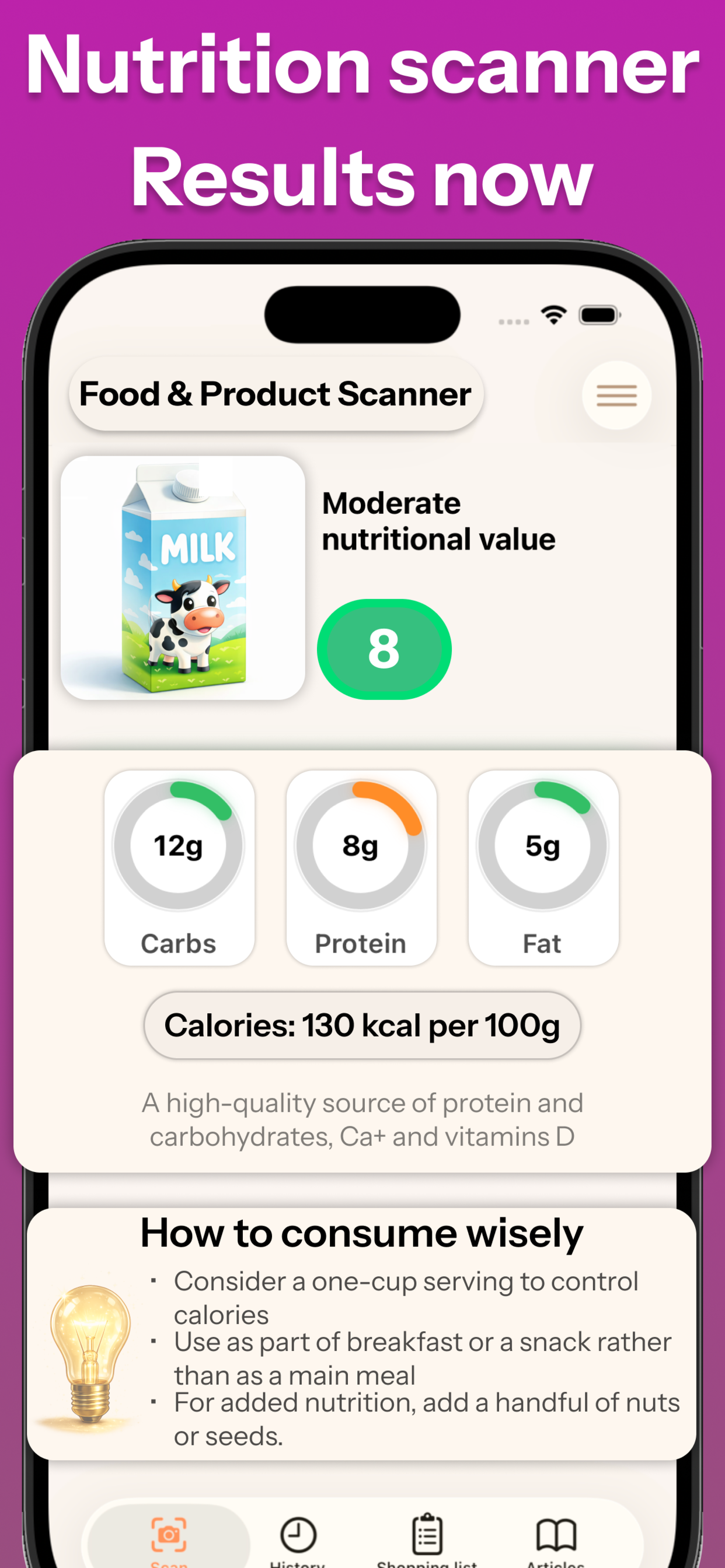 Food Scanner & Nutrition screenshot 2