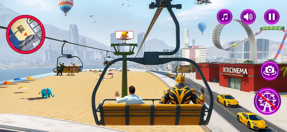 Screenshot von Wild Tiger Family Open World auf dem iPhone 4