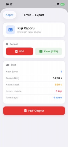 Borc Takip screenshot