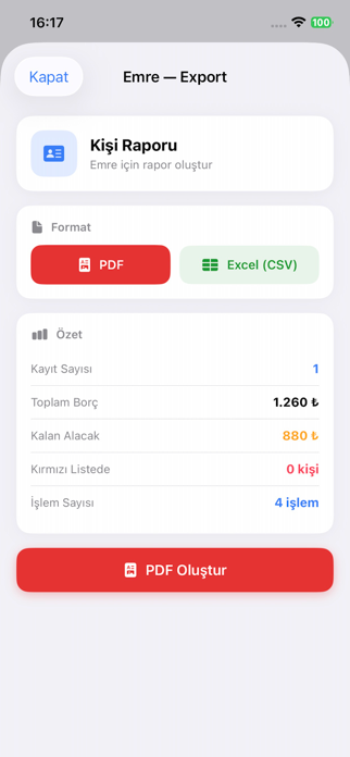 Borc Takip Screenshot 5 of 5