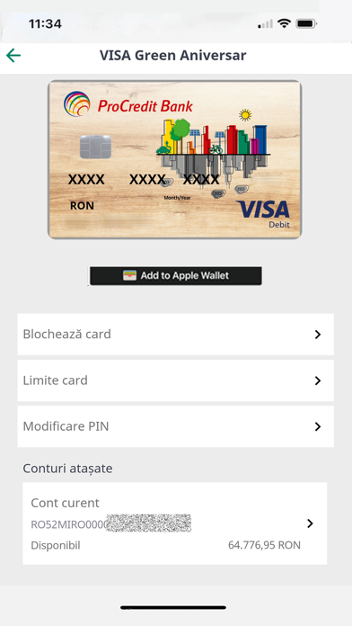 ProCredit m-banking Romania Screenshot