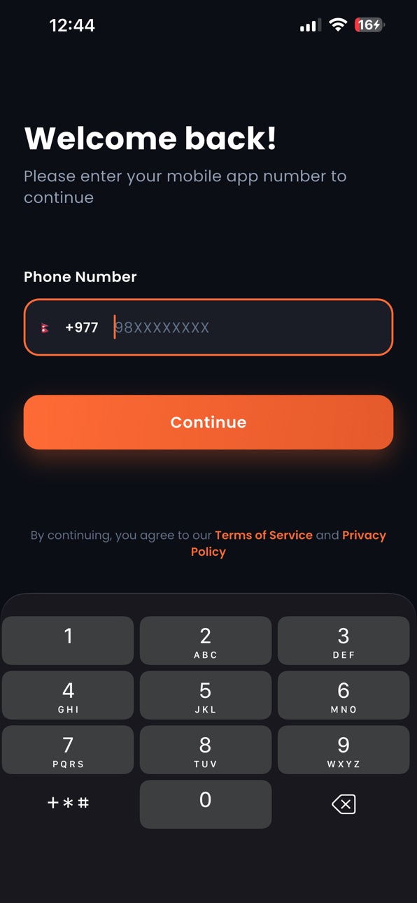 iPhone screenshot